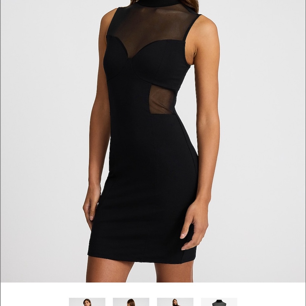 Express Black Sheath Dress